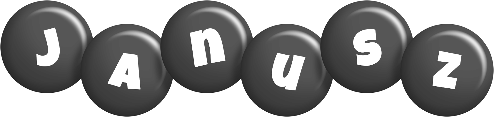 Janusz candy-black logo
