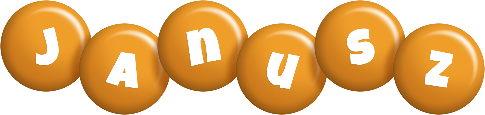 Janusz candy-orange logo