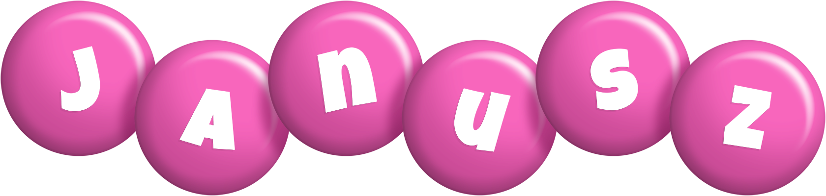 Janusz candy-pink logo
