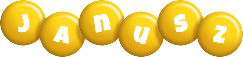 Janusz candy-yellow logo