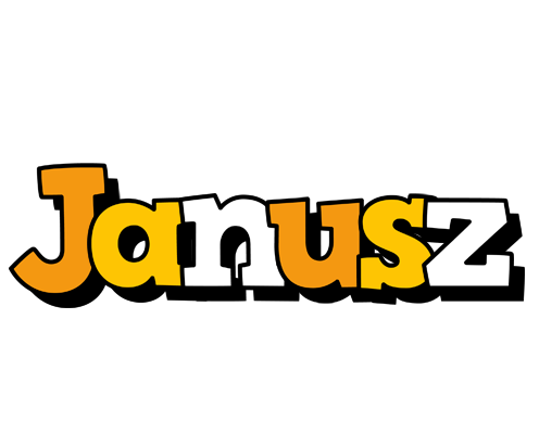Janusz cartoon logo