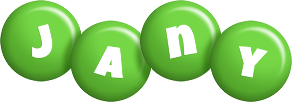 Jany candy-green logo