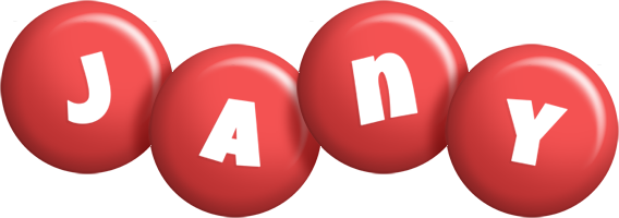 Jany candy-red logo