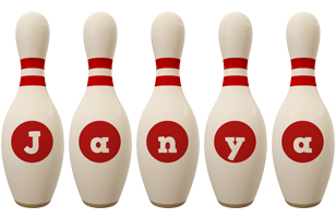 Janya bowling-pin logo