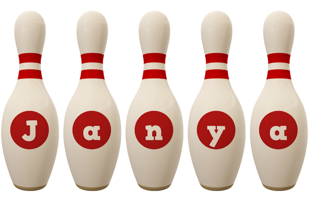 Janya bowling-pin logo
