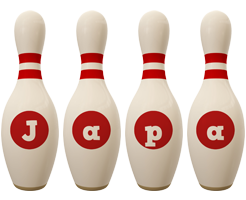 Japa bowling-pin logo