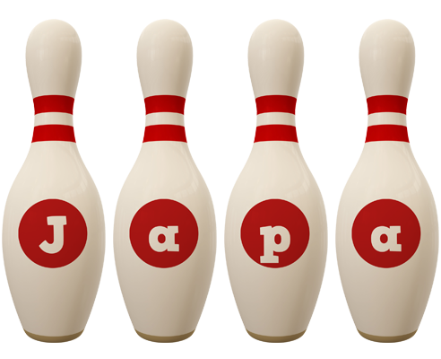 Japa bowling-pin logo
