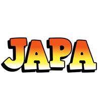 Japa sunset logo