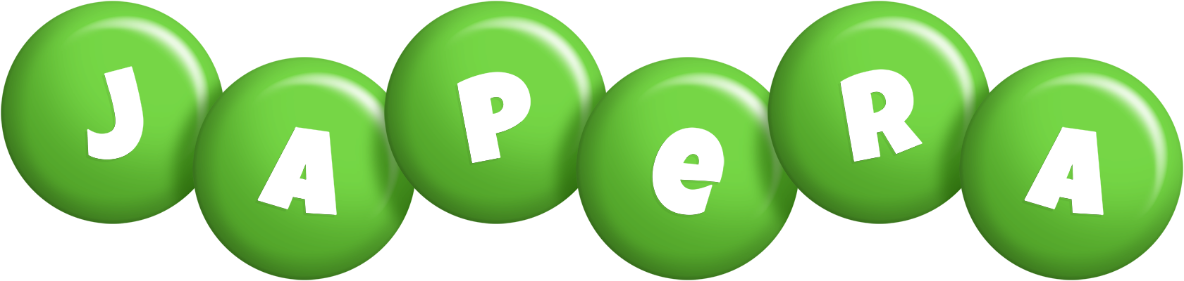 Japera candy-green logo