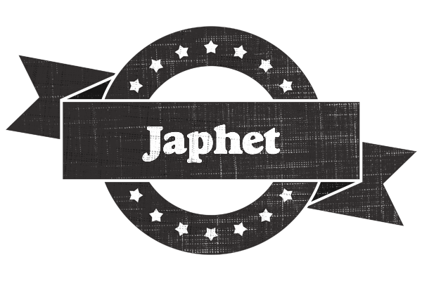 Japhet grunge logo