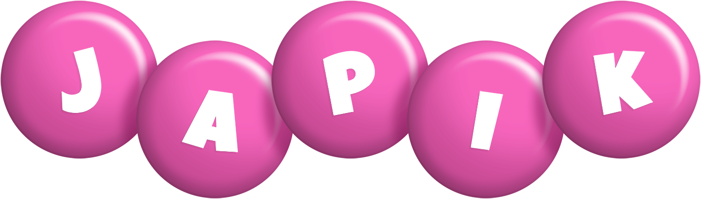 Japik candy-pink logo