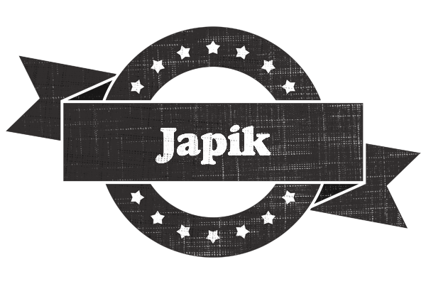 Japik grunge logo