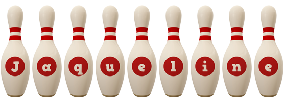 Jaqueline bowling-pin logo