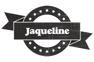Jaqueline grunge logo