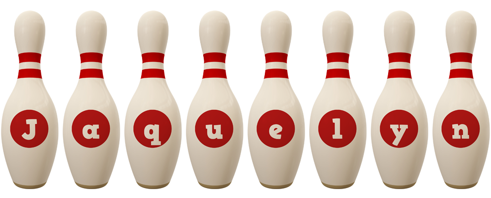 Jaquelyn bowling-pin logo