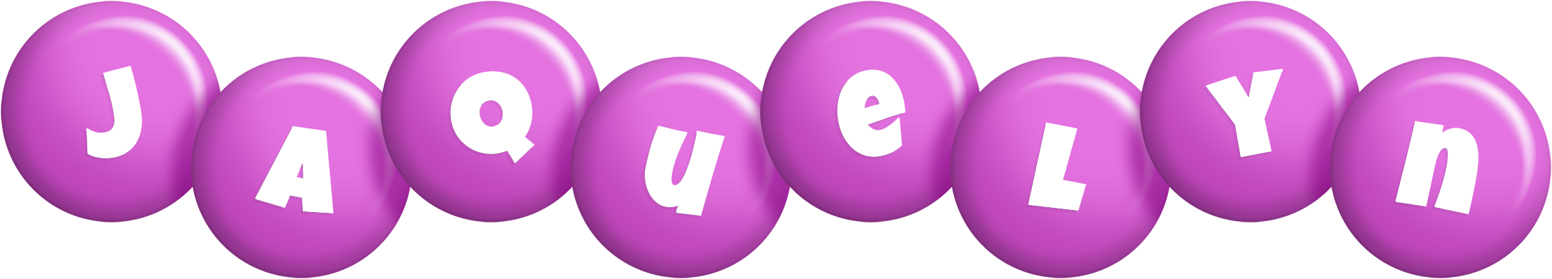 Jaquelyn candy-purple logo