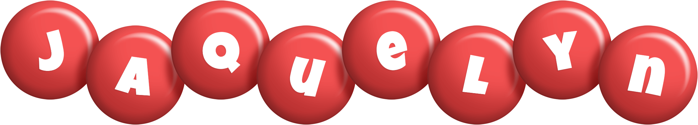 Jaquelyn candy-red logo