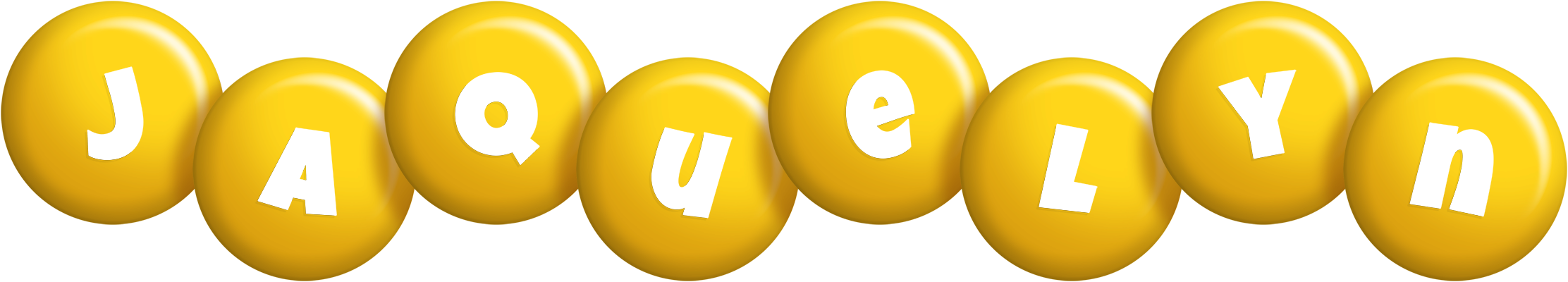 Jaquelyn candy-yellow logo
