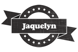 Jaquelyn grunge logo