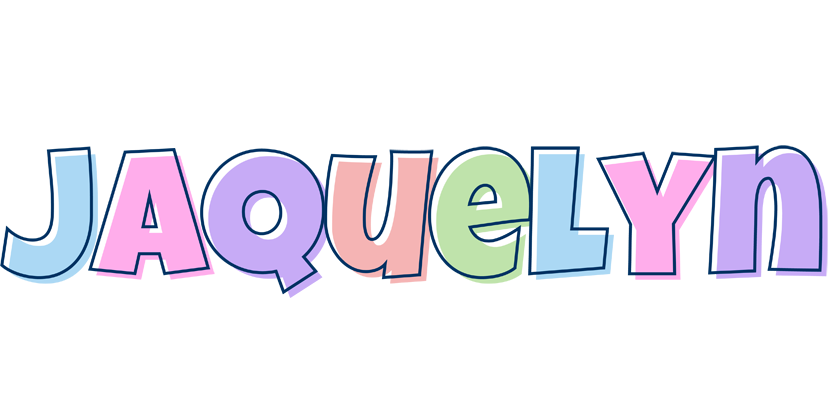 Jaquelyn pastel logo