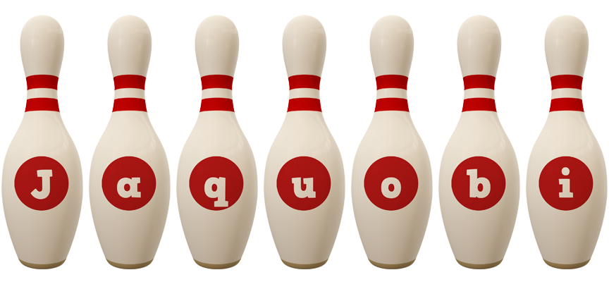 Jaquobi bowling-pin logo