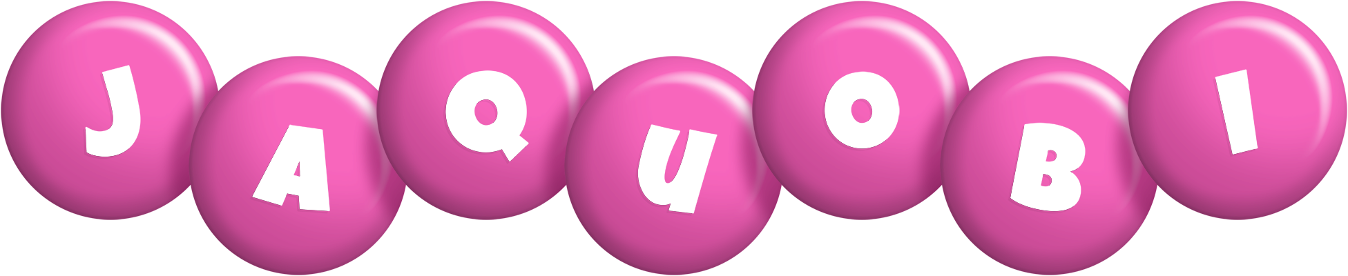 Jaquobi candy-pink logo