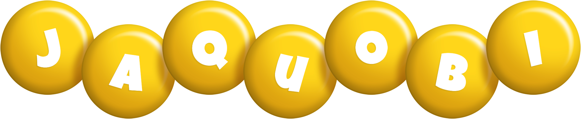 Jaquobi candy-yellow logo