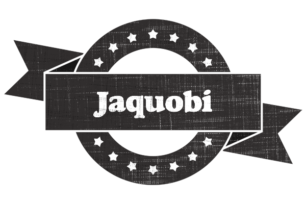 Jaquobi grunge logo