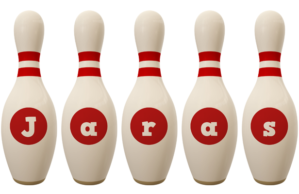 Jaras bowling-pin logo