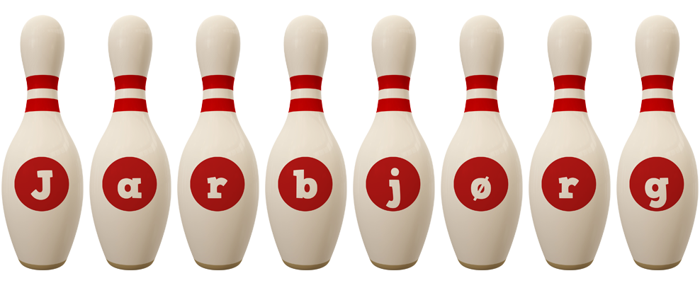 Jarbjørg bowling-pin logo