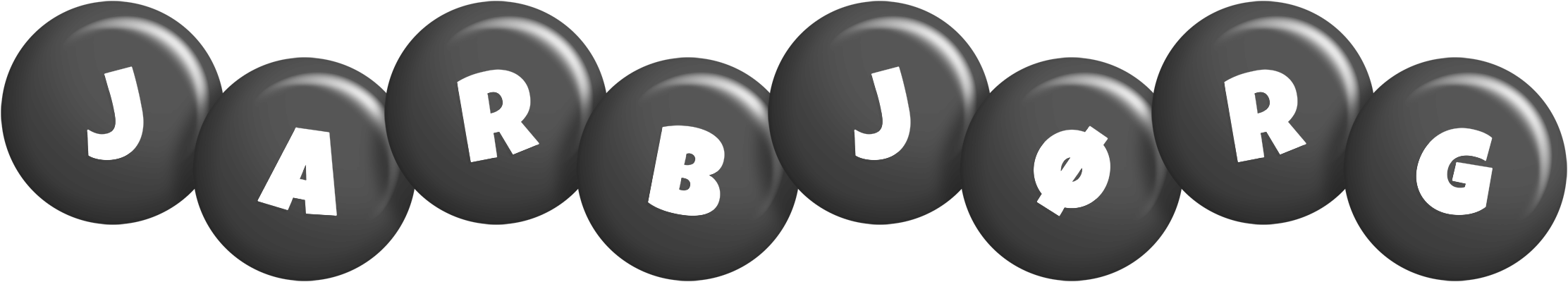 Jarbjørg candy-black logo