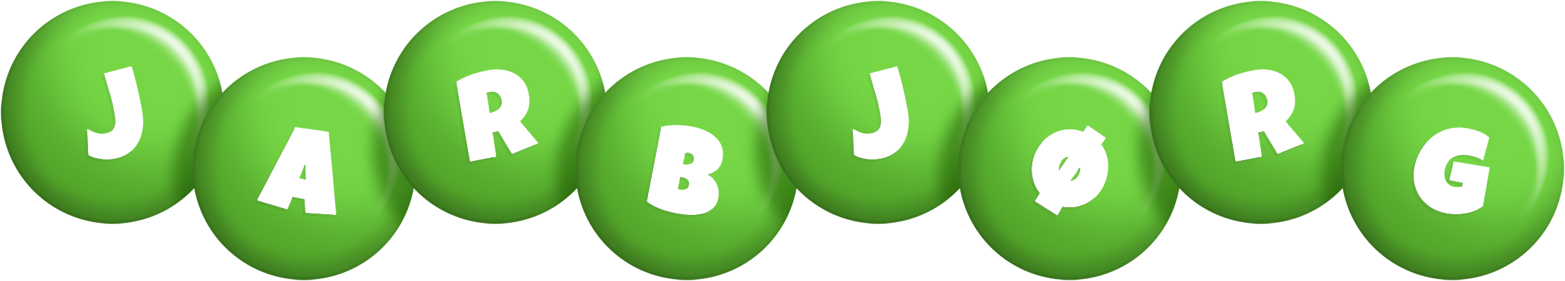 Jarbjørg candy-green logo