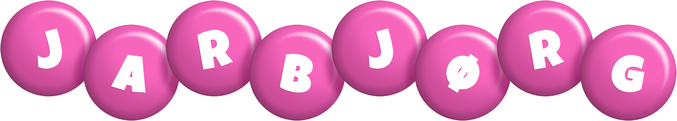 Jarbjørg candy-pink logo