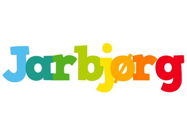Jarbjørg rainbows logo