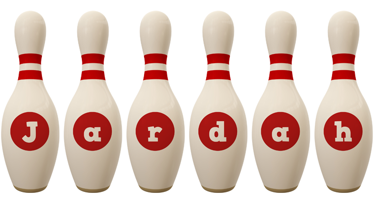 Jardah bowling-pin logo