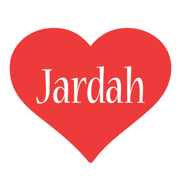 Jardah love logo