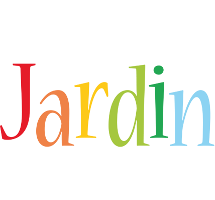 Jardin birthday logo