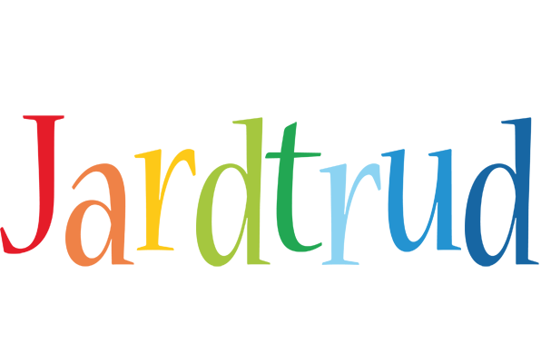 Jardtrud birthday logo