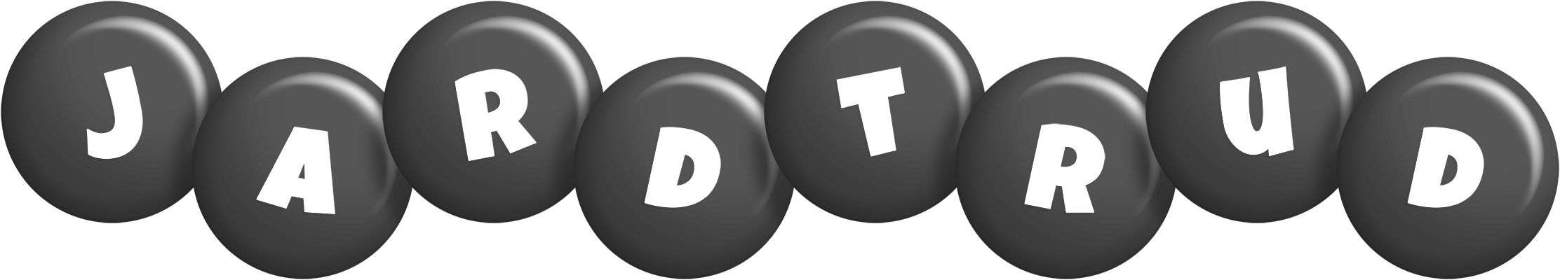Jardtrud candy-black logo