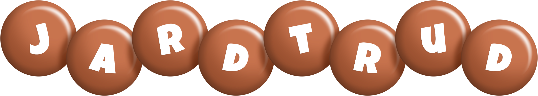 Jardtrud candy-brown logo