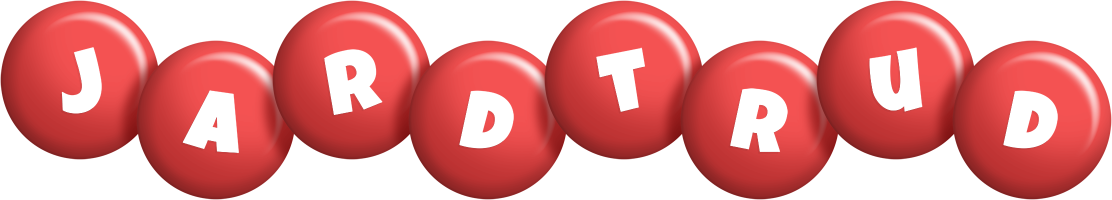 Jardtrud candy-red logo