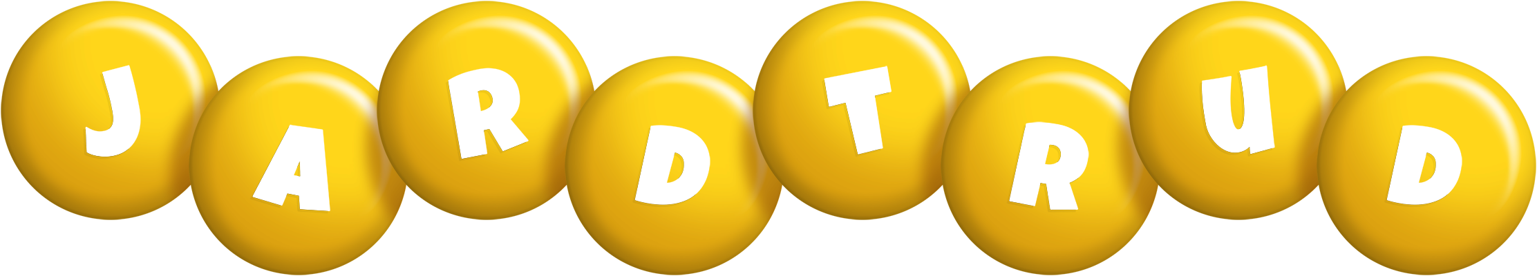 Jardtrud candy-yellow logo