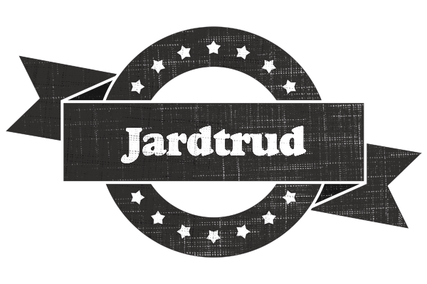 Jardtrud grunge logo