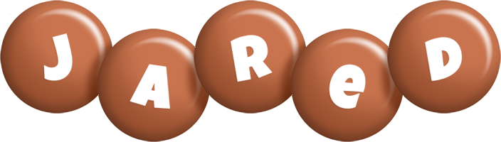 Jared candy-brown logo