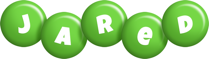 Jared candy-green logo