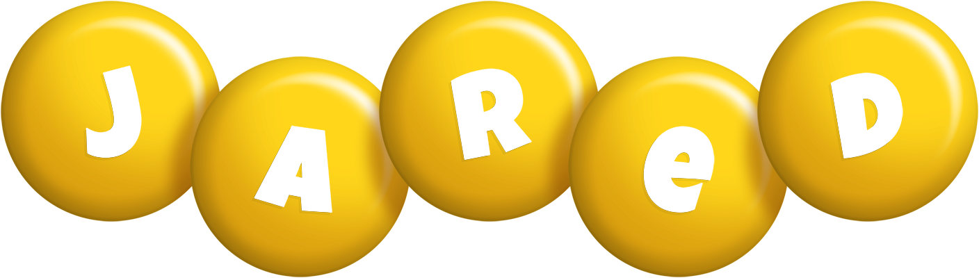 Jared candy-yellow logo