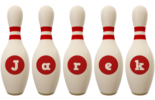 Jarek bowling-pin logo