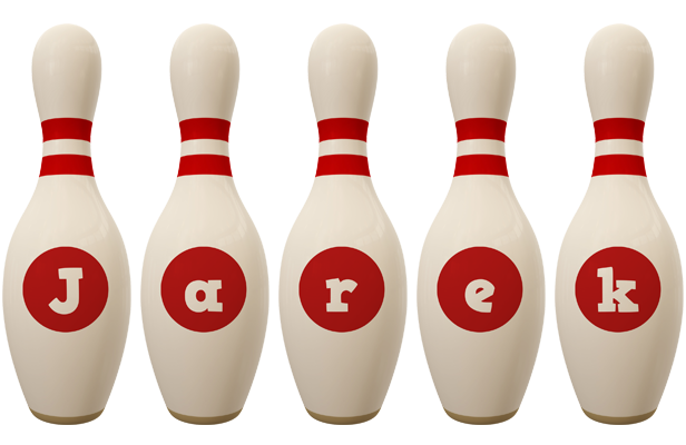 Jarek bowling-pin logo