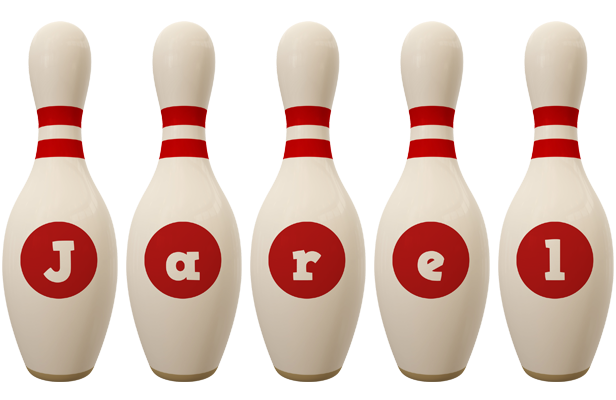 Jarel bowling-pin logo