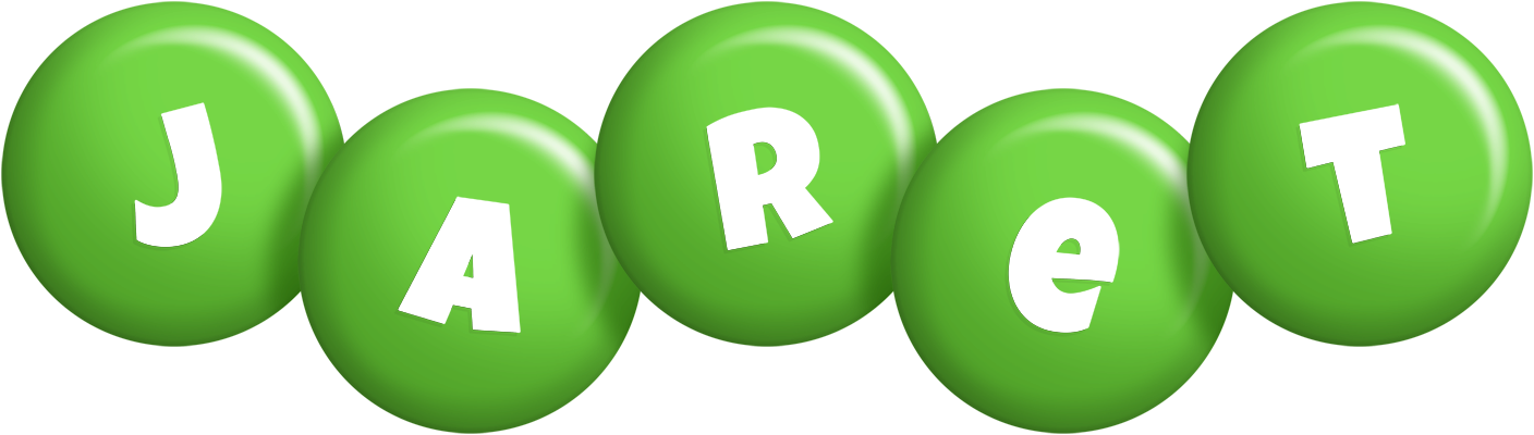 Jaret candy-green logo